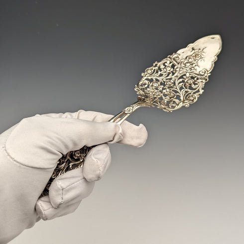 1946 年瑞典製造 830 銀耳環裝飾糕點服務器 GEWE